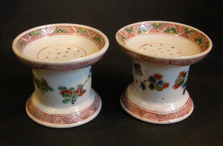 Pair of salt cellars